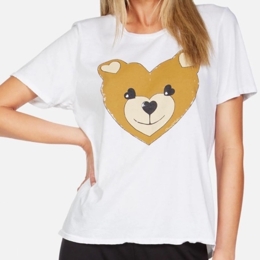 NEW LAUREN MOSHI CROFT HEART TEDDY TEE